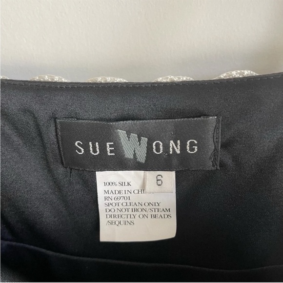 Sue Wong 100% silk Y2K whimsigoth witchy embroidered sun dress - Picture 8 of 8